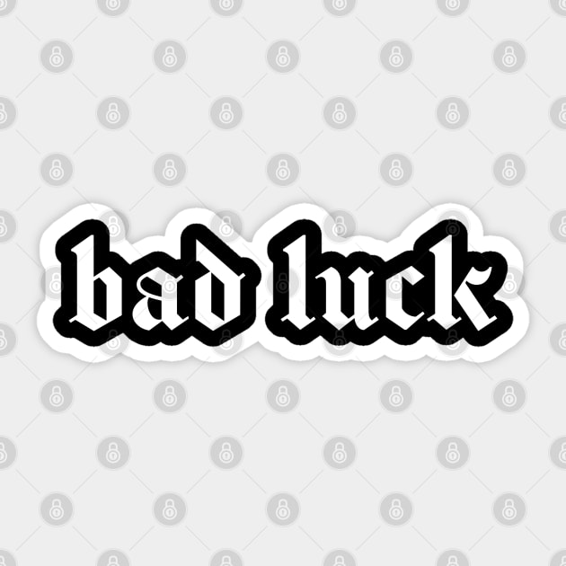 bad luck Sticker by purplecrowshub